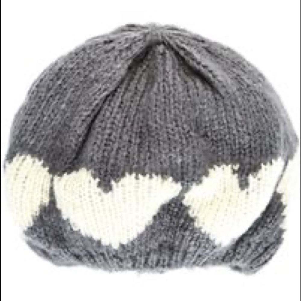 Wooden Ships Gray Women's Intarsia-knit Beanie